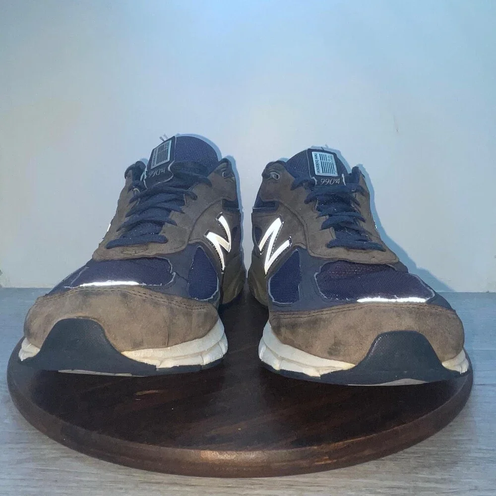 New Balance 990v4 Men's Size 15 Blue Suede Sneakers Athletic Shoes USA M990NV4